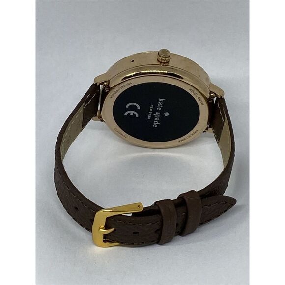 Kate Spade Gen 3 KST2003 Women's Brown Leather Digital Dial Smart Watch CO475 - Picture 10 of 12